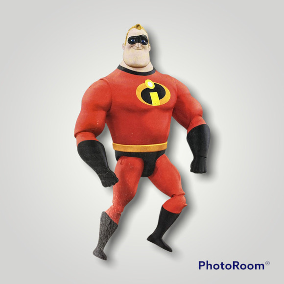 Disney Pixar The Incredibles Posable Mr Incredible Toy 12 points of Articulation - Picture 2 of 12
